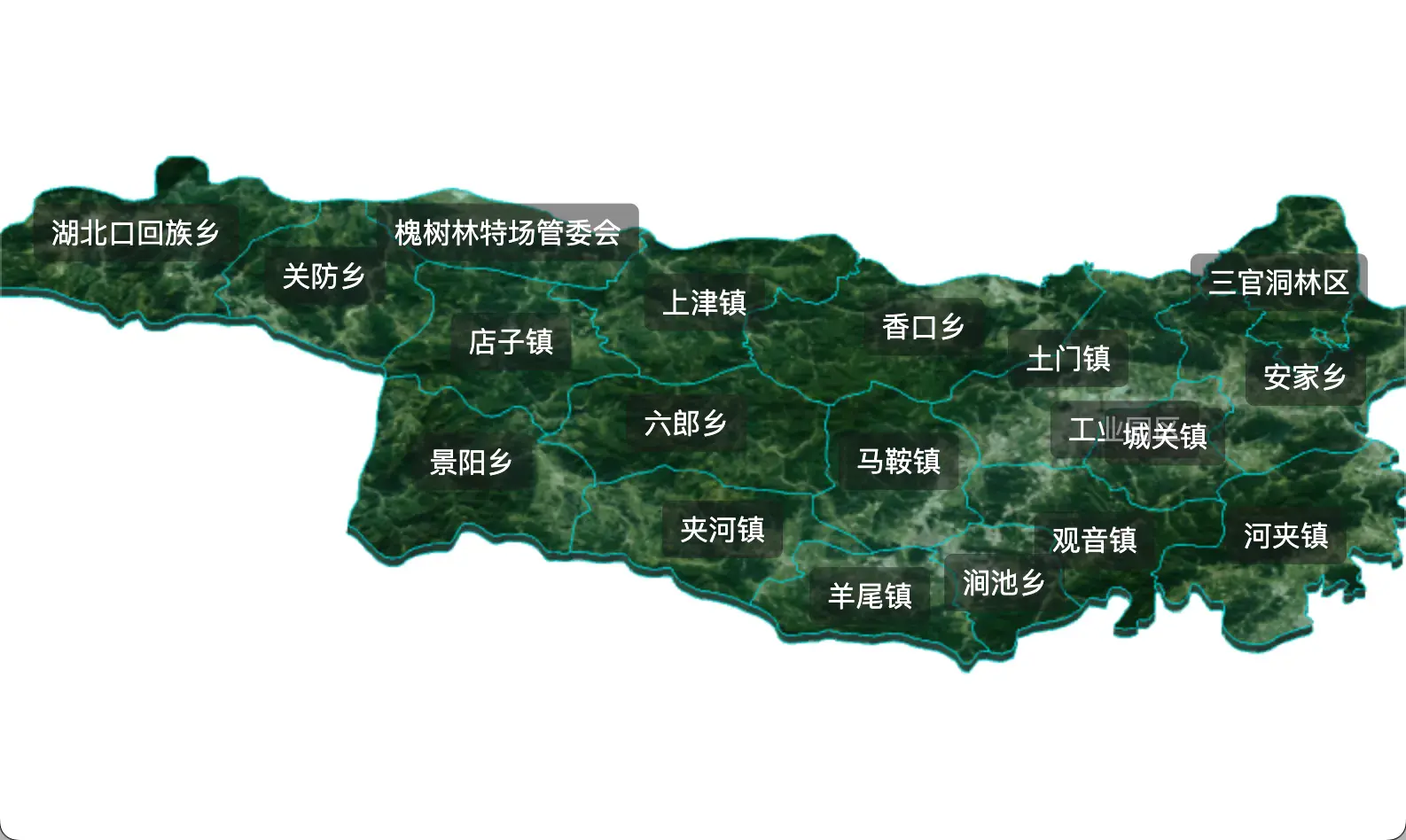 7 threejs 十堰市郧西县geoJson地图3d地图自定义贴图加CSS2D标签